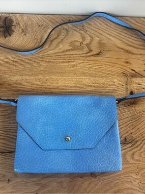 Street Level Blue Envelope Crossbody Bag